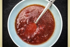 Pickled Plum Sauce with Ginger